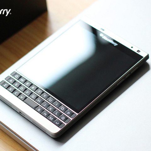 Original BlackBerry Q30 Passport Silver Edition cell Phone 3GB RAM 32GB ROM 13MP Camera unlocked silver color,Free Shipping ► Photo 1/1