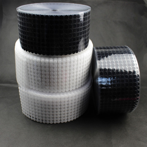 450Pairs 10mm Adhesive Fastener Tape Dots Nylon Polyester Hook And Loop Magic Sticker Round Strong Self Adhesive Fastener Tape ► Photo 1/6
