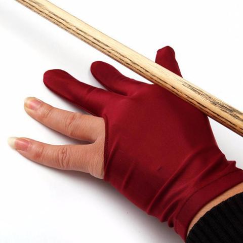 Snooker Pool Billiard Glove Cue Shooter Spandex 3 Finger Gloves ► Photo 1/6