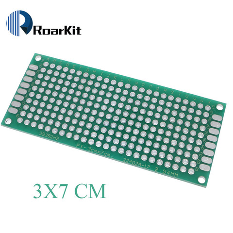 5PCS/LOT 3x7 cm PROTOTYPE PCB 2 layer 3*7cm panel Universal Board 2.54MM ► Photo 1/6