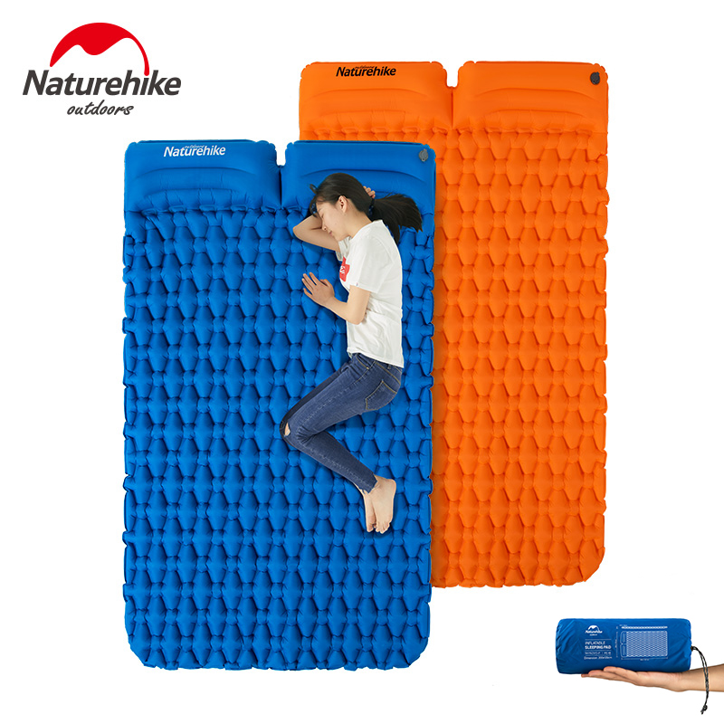 Portable Camping Inflatable Air Mat Mattress Pad Rest Ultralight Sleeping Airbed 