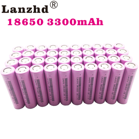 18650 Rechargeable Batteries For Samsung 18650 Battery 3300mAh INR18650 30A lithium Li ion 3.7V 18650VTC7 18650 (40pcs-400pcs) ► Photo 1/6