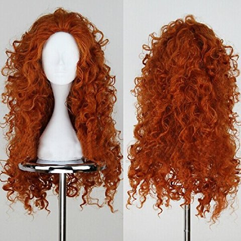 Brave Merida Cosplay Wig Long Curly Role Play Wig Halloween Hair Halloween Women Wig Costume Cosplay ► Photo 1/5