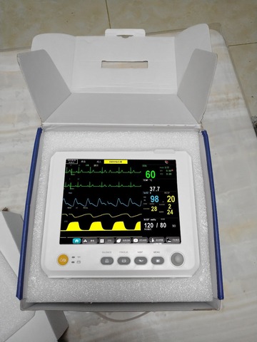 2022 NEW M8 VET Veterinary Human Adult Vital Signs Patient Monitor 6 Parameters ECG SPO2 Blood Pressure Temperature ► Photo 1/1