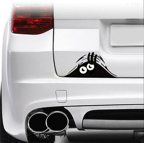 Peeking Monster Car Sticker vinyl decal for golf 7 skoda mazda 6 bmw f10 volvo ford focus 3 citroen c4 volkswagen polo ► Photo 1/6