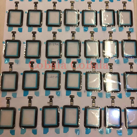 10Pcs For Apple Watch Series 1 2 3 4 5 38mm 42mm 40mm 44mm Touch Screen Digitizer LCD Front Glass Outer Panel With Flex Cable ► Photo 1/2