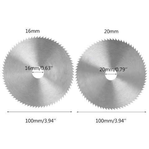 4 Inch Ultra Thin Steel Circular Saw Blade 100mm Bore Diameter 16/20mm Wheel Cutting Disc For Woodworking Rotary Tool ► Photo 1/6