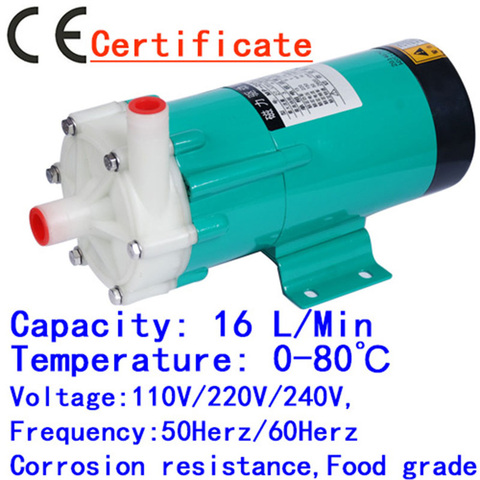 Centrifugal Water Pump MP-15RN 50HZ 220V Magnetic Drive Circulation CE Certificate Drinking Transfer Solar energy system Spa ► Photo 1/5