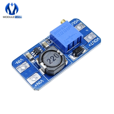 5pcs MT3608 DC-DC Step Up Power Apply Module Booster Power Module MAX Output 28V 2A For Arduino ► Photo 1/6