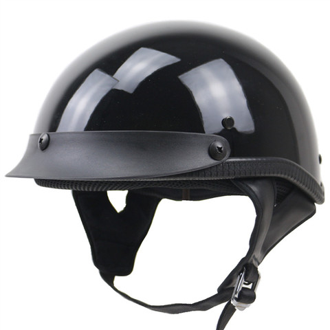 Free Shipping Chopper Style Bike Motorcycle Helmet DOT approved half face headgears ► Photo 1/6