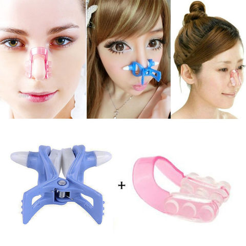 2Pcs Massager Care Nose Up Shaping Shaper Lifting + Bridge Straightening Beauty Clip Beauty Care Nose Up Tools Drop Shipping ► Photo 1/6