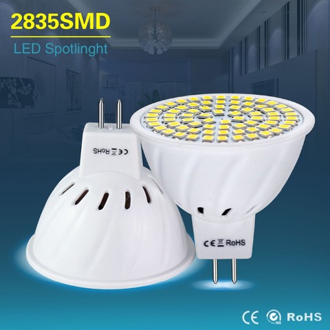 Led Spotlight MR16 LED Lamp AC 220V 4W 6W 8W Led Bulb Lights AC / DC 12V  24V GU5.3 mr 16 SMD 2835 White/Warm White Home Lighting - Price history &  Review