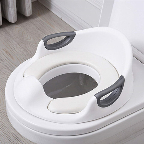 Multifunctiona Baby Potty Training Seat Portable Toddlers Kids Potties Trainer Seats with Soft Cushion Anti-Slip Potty Ring ► Photo 1/6