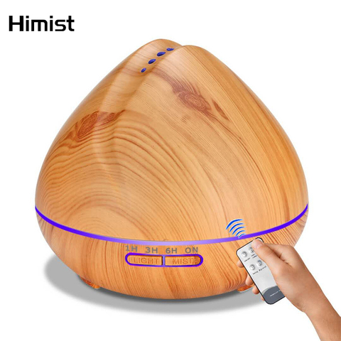 Aroma Diffuser Ultrasonic Air Humidifier with Remote Control 7 Colors LED Lights for Home Aromatherapy Essential Oil Diffuser ► Photo 1/6