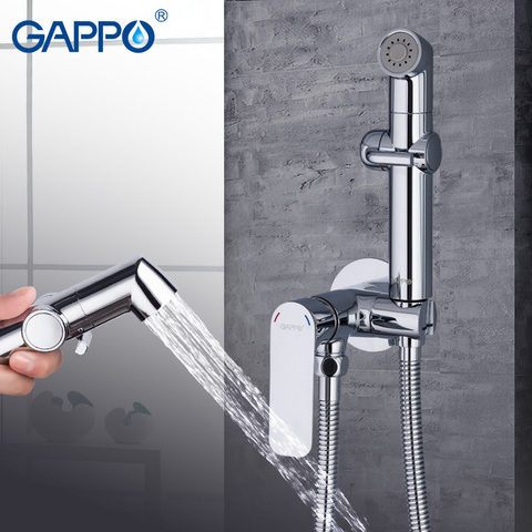 GAPPO Bidet Faucets handheld shower muslim shower toilet bidet spray toilet washer wall mount bidet tap ► Photo 1/6