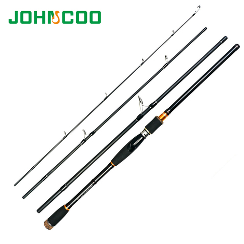 2.1 2.4 2.7m Lure Rod 4 Section Carbon Spinning Fishing Rod Travel Rod Casting Fishing Pole Vava De Pesca Saltwater Rod Spinning ► Photo 1/6