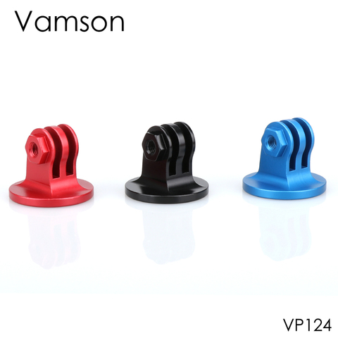 Vamson Accessories for Gopro Hero 8 7 6 5 4 3  Mount CNC Aluminum Alloy Tripod Adapter for Yi 4K for Sjcam Sport Camera VP124 ► Photo 1/6
