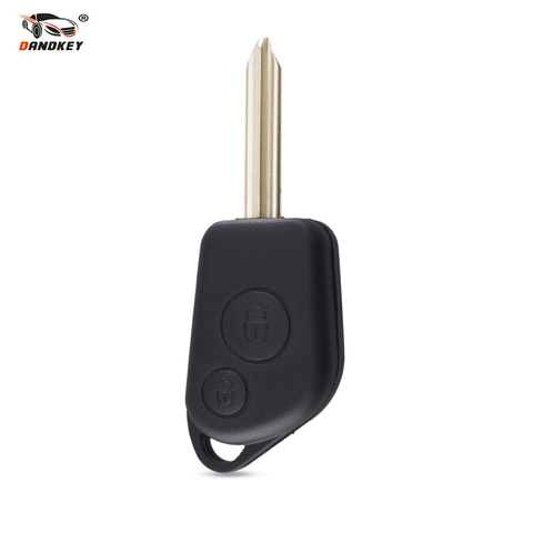 Dandkey 2 Buttons Remote Key Shell Case Uncut Blade For Citroen Elysee Saxo Xsara Picasso Berlingo Replacement Auto Car Styling ► Photo 1/6