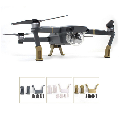 DJI Mavic Pro Platinum Landing Gear Height Extender Kit Riser Set Stabilizers with Protection Pad and Safe Landing Holder Mount ► Photo 1/5