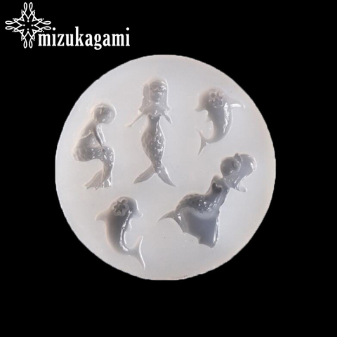 UV Resin Liquid Silicone Mold Mermaid Shape Resin Mold Molds For DIY Pendant Charms Making Jewelry Finding Accessories ► Photo 1/1