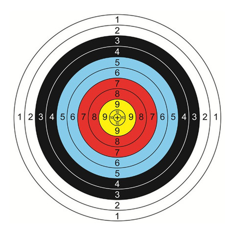 20pcs standard archery target equipment colorful print shooting target by bow arrow practice archery target paper price history review aliexpress seller fitness life store alitools io