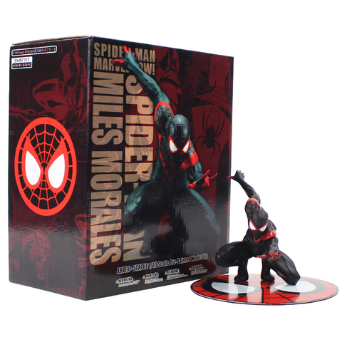 11cm Avengers Super Hero Spiderman Miles Morales ARTFX + STATUE 1/10 Scale Pre-Painted Model Kit PVC Figure Collection Doll Toy ► Photo 1/6