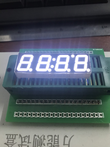 0.39 Inch 4Bit 7 Segment LED Clock Digital Tube Common Anode Segment Display White DIY 7Pin Electronic Board ► Photo 1/1