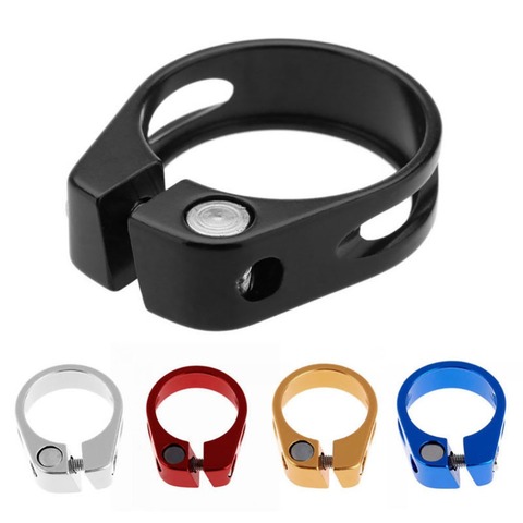 Cycling Ultralight Aluminum Alloy MTB Mountain Bike Road Bike Saddle Seat Post Clamp Bicycle Parts Accessories 5 Colors ► Photo 1/6