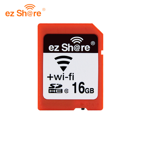 Original EZ share Memory sd wifi 32gb 16G wireless Share Card 4g 8g Class 10 64g 128g for canon/nikon/sony card Free card reade ► Photo 1/2