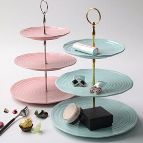 3 Tier Cake Fruit Plate Cake Plate Stand Handle Fitting Tool  Stand Hardware Rod Plate Stand Cake Decorating Tool Cake Accessory ► Photo 1/6