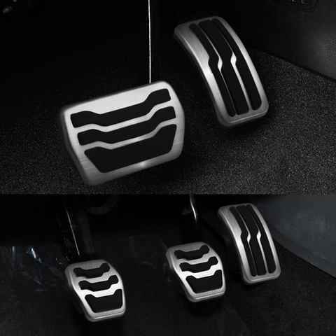 Stainless Steel Car Pedal Covers Pedals Set for Ford Focus 2 3 4 MK2 MK3 MK4 Kuga Escape RS ST 2005 - 2017 Accessories ► Photo 1/5