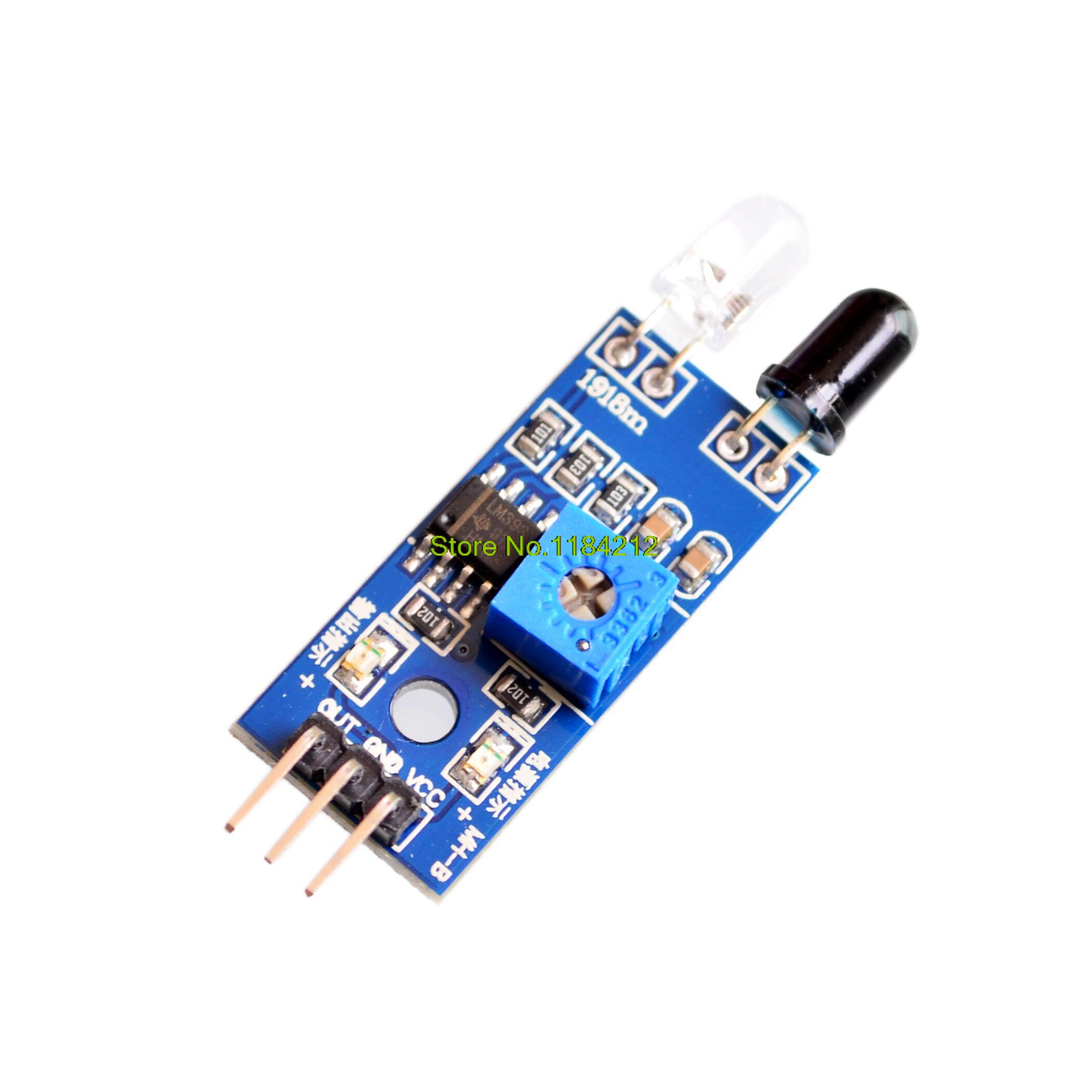IR Infrared Obstacle Avoidance Sensor Module Smart Car Robot 3-wire ...