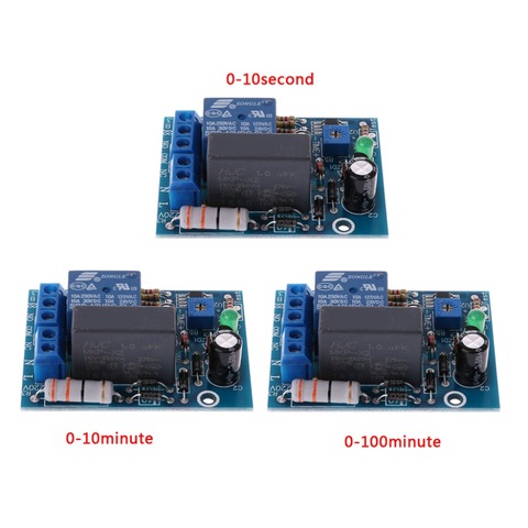 AC 220V Adjustable Timer Delay Switch Turn On/Off Time Relay Module Time Relays T12 Drop ship ► Photo 1/6