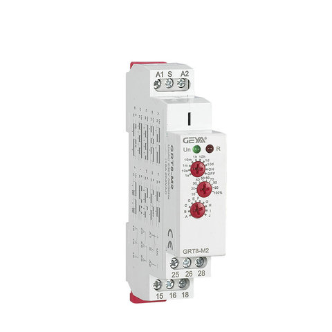 Multi-Function Din Rail Automatic Timer Relay AC DC 12V 24V 220V SPDT DPDT Control Switch Multifunction Time Relay GRT8-M ► Photo 1/6
