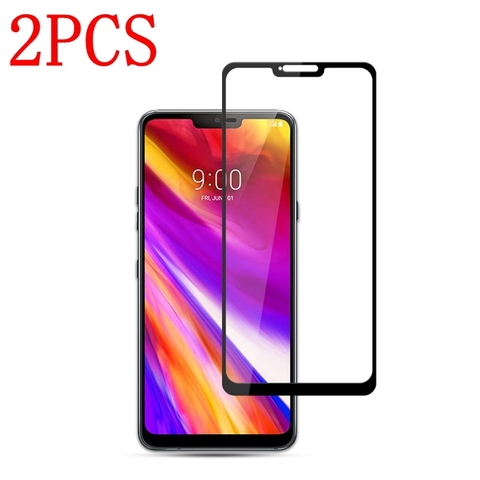 2PCS Full Cover Tempered Glass For LG G7 thinQ Screen Protector protective film For G710EM LMG710EM glass ► Photo 1/6