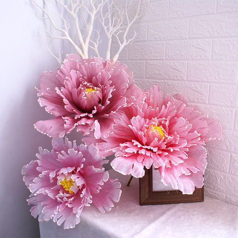 Large Artificial Peony Flower Wedding Background Arch Decoration Fake Flower Window Display Studio Shooting Props ► Photo 1/6