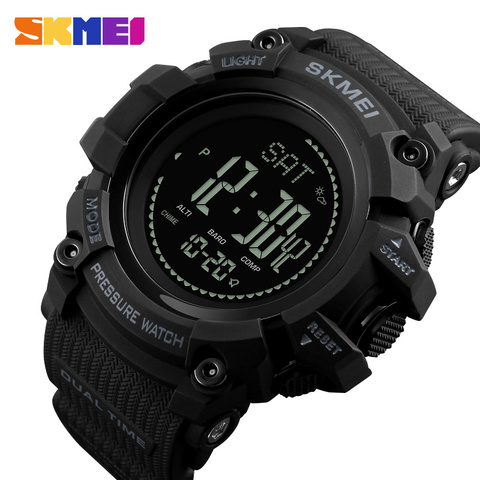 SKMEI Luxury Mens Sports Watches Outdoor Digital Watch Men Pedometer Calories Altimeter Compass Thermometer Weather Men Watches ► Photo 1/1