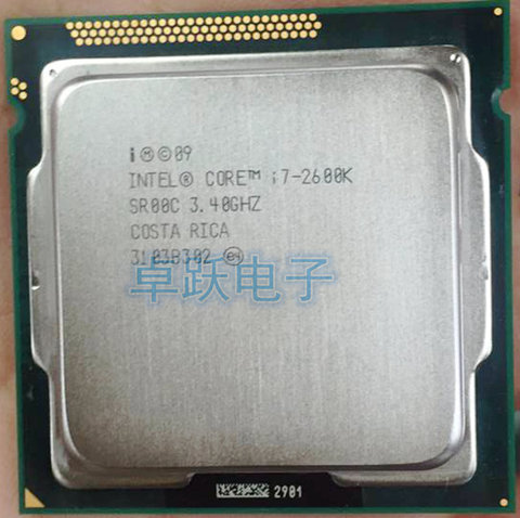 original Intel Core i7 2600K 8M 3.4G 95W Quad Core Processor 5GT/s SR00C LGA 1155 SOCKET i7-2600K (working 100% Free Shipping) ► Photo 1/1