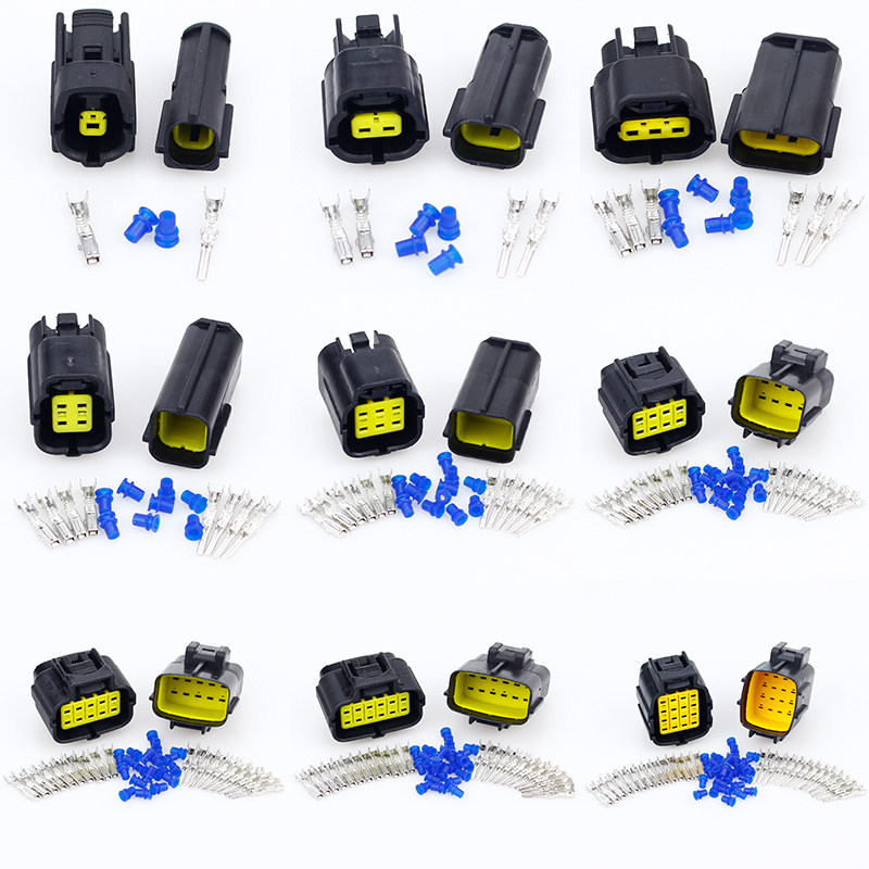 Waterproof Wire 1 set of 8 Pin Way Car Auto Sealed Electrical Set Connector Plug 