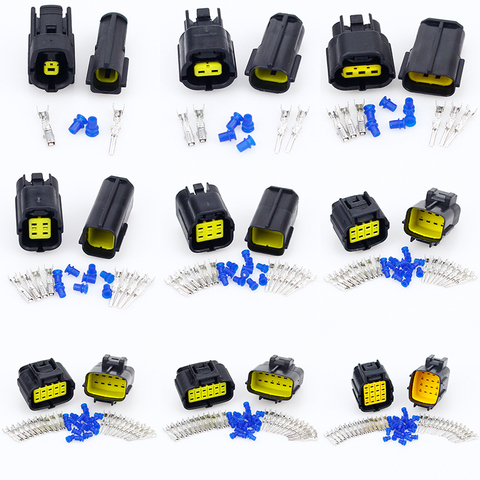 1 sets 1/2/3/4/6/8/10/12/16 Pin Way Waterproof Wire Connector Plug Car Auto Sealed Electrical Set Car Truck connect ► Photo 1/6