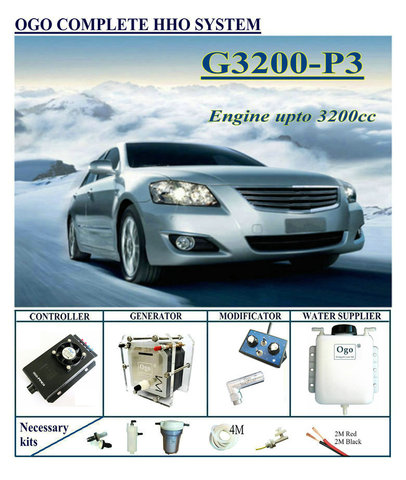 OGO Complete HHO system G3200-P3 Normal PWM Controller upto Engine 3200CC Universal Cars ► Photo 1/1