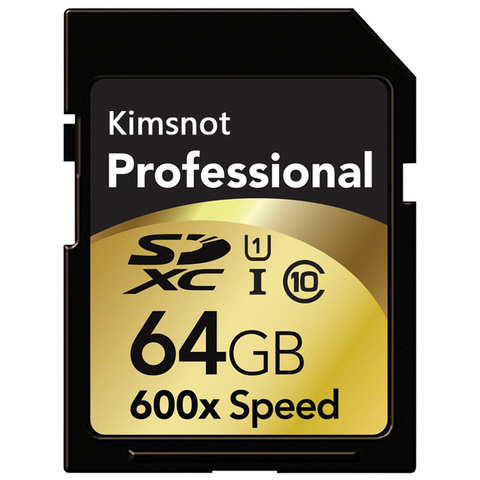 Kimsnot Professional SDXC Card 64GB 128GB 256GB 16GB 32GB SDHC SD Card Memory Card C10 High Speed 90Mb/s 600x For Nikon Canon ► Photo 1/5