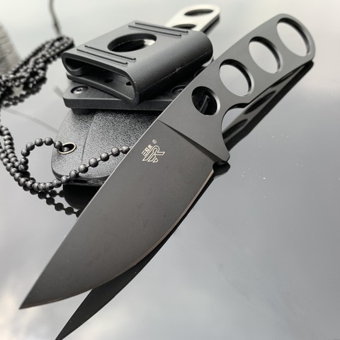 Sanrenmu S601 Fixed Blade Knife 8cr13 stainless steel Blade Camping HuntingTactical SurvivalTool survival edc with sheath 7130 ► Photo 1/6
