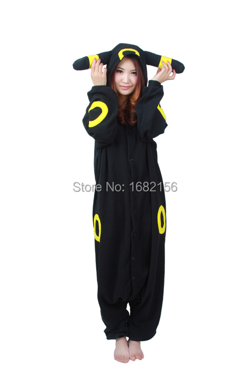 Kigurumi Adult Anime Cosplay Costume Black Umbreon Onesie Unisex Cartoon  Pajamas Party For Female Male - Price history & Review | AliExpress Seller  - Soft Homewear Store 