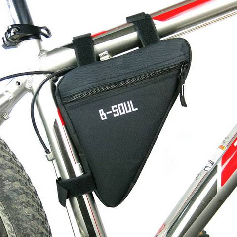 Triangle Bicycle Bag Cycling Front Tube Frame Bag MTB Mountain Bike Pouch Holder Waterproof Saddle Bag Bike Accessories ► Photo 1/6