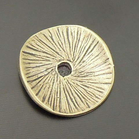 50pcs Atq bronze look round bead caps finding 15*14*1mm ► Photo 1/2