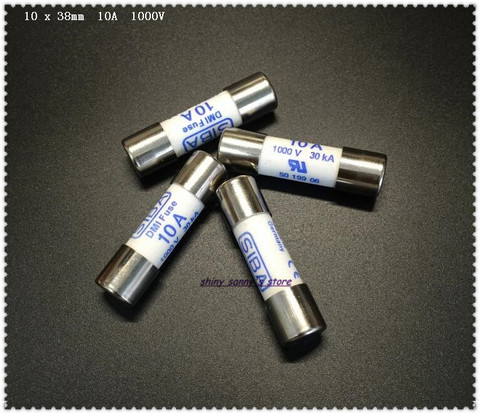 5-15pcs/Lot 10 x 38mm 10Amp 10A 1000V 30KA SIBA Ceramics Fuse DMI-Fuse For Multimeter Brand New ► Photo 1/3