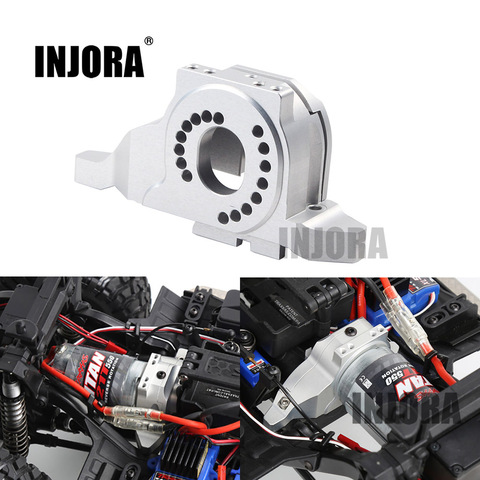 INJORA Aluminum Alloy Motor Mount Heat Sink for 1/10 RC Crawler Traxxas TRX-4 Defender TRX4 Bronco #8290 ► Photo 1/6