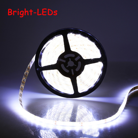 5M 3528 SMD LED Strip light DC 12V 60LEDs/M indoor and outdoor waterproof Decorative Tape RGB White Blue Red Green Yellow ► Photo 1/5