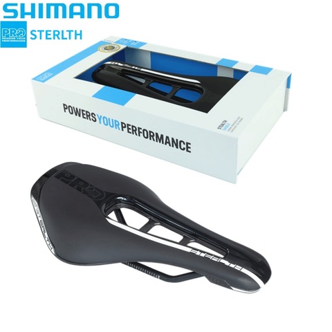 Original shimano PRO Stealth road bicycle saddle Carbon/Steel Rails cycling seat cushion hollow saddle 142/152mm ► Photo 1/6